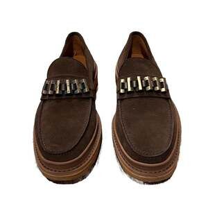 Taft Verona, Made in Spain, Men’s Brown Suede Dress Loafer, size 10 (43)